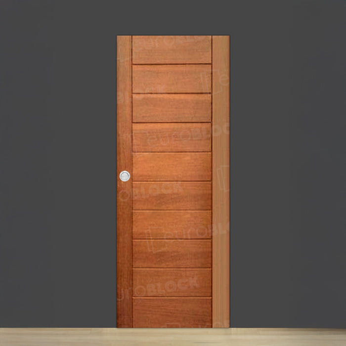 Puerta Corredera de Interior de Madera PM-5020 Roble