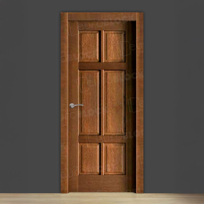 Puerta Block Rústica de Madera Arpa