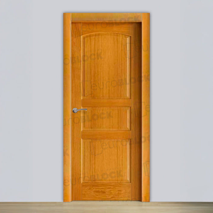 Puerta Block Rústica de Madera Arroyo Miel