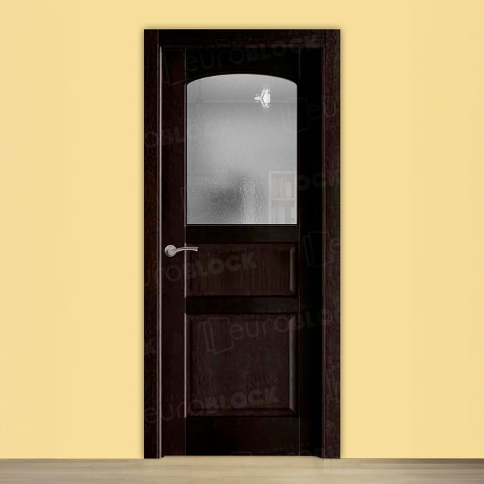 Puerta Block Rústica de Madera Arroyo ZV1