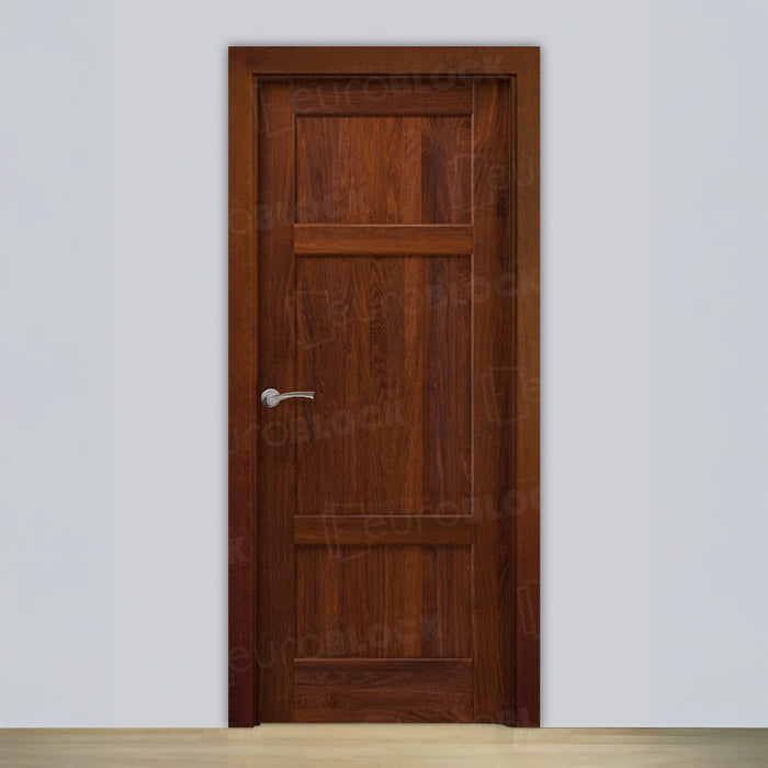 Puerta Block Rústica de Madera Azir