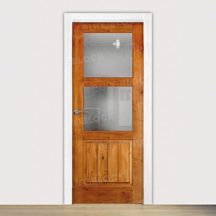 Puerta Block Rústica de Madera Bernabeu V2