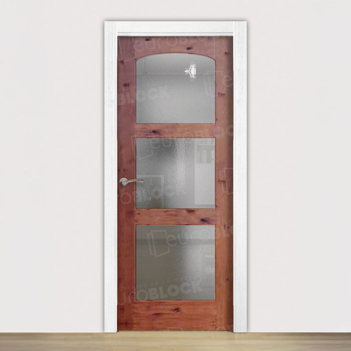 Puerta Block Rústica de Madera Burgos V3