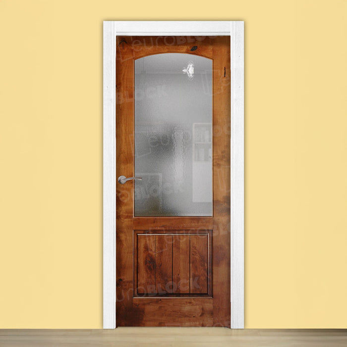 Puerta Block Rústica de Madera Caracas ZV1