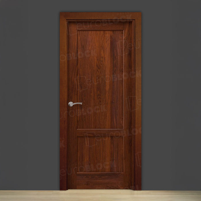 Puerta Block Rústica de Madera Carranza