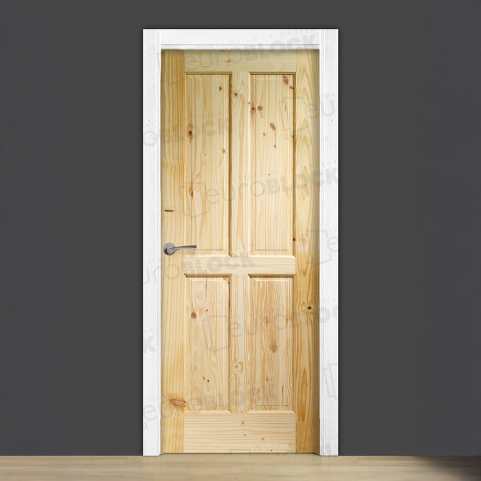 Puerta Block Rústica de Madera Centauro (Madera sin barniz)