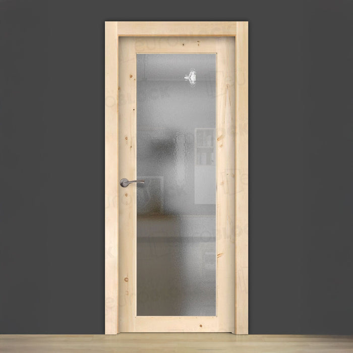 Puerta Block Rústica de Madera GR005 V1 (Madera sin barnizar)