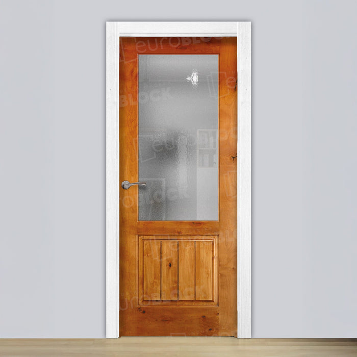 Puerta Block Rústica de Madera Heraldo ZV1