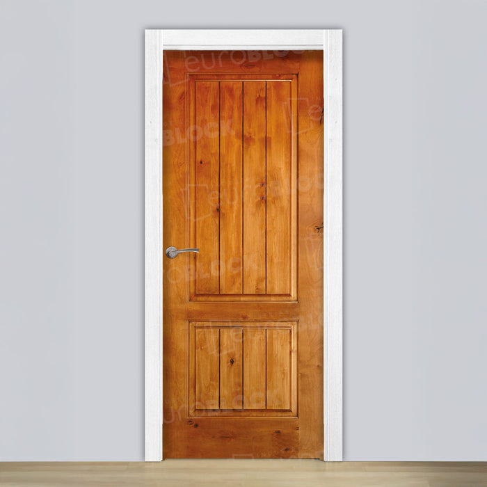 Puerta Block Rústica de Madera Heraldo