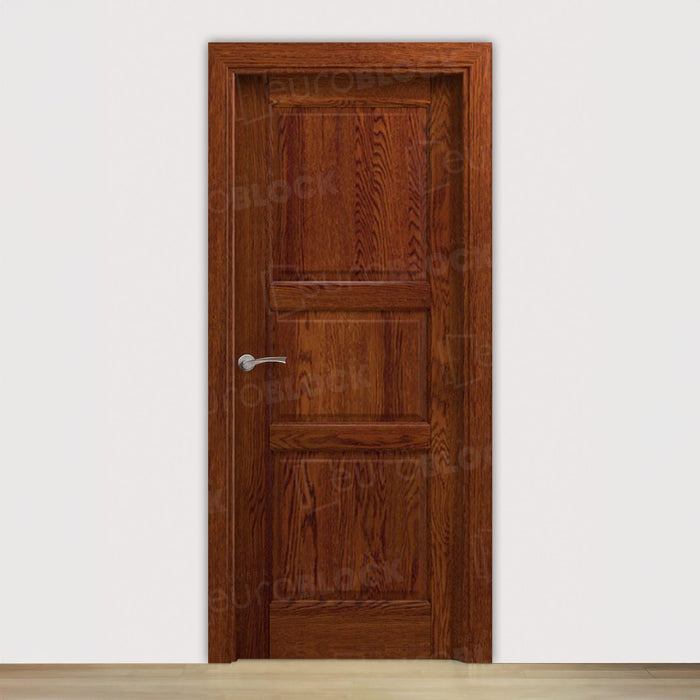 Puerta Block Rústica de Madera Lignum