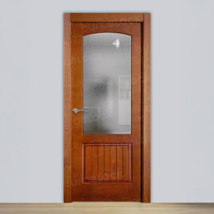 Puerta Block Rústica de Madera Madrid ZV1