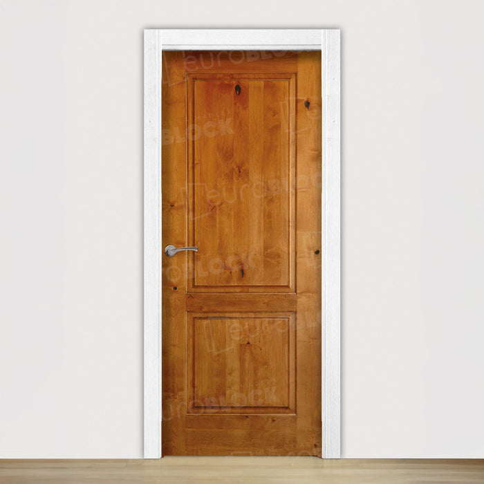 Puerta Block Rústica de Madera Pegaso Miel
