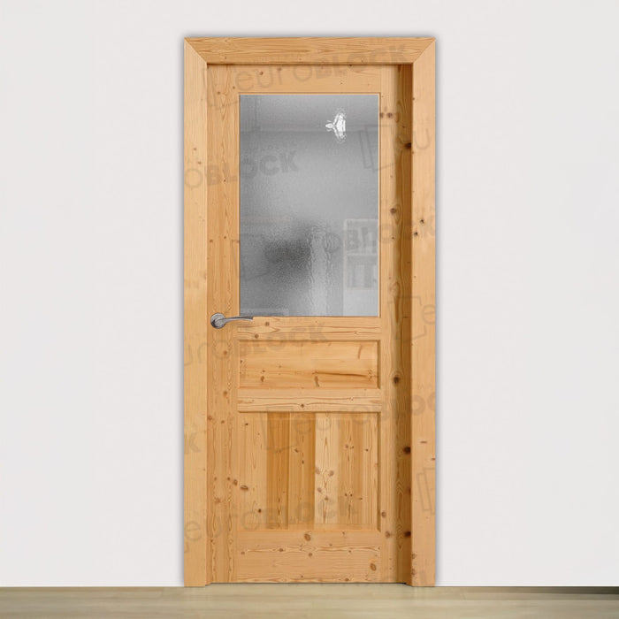 Puerta Block Rústica de Madera PM-3002 ZV1