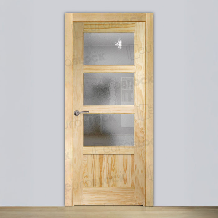 Puerta Block Rústica de Madera PM-3170 V3