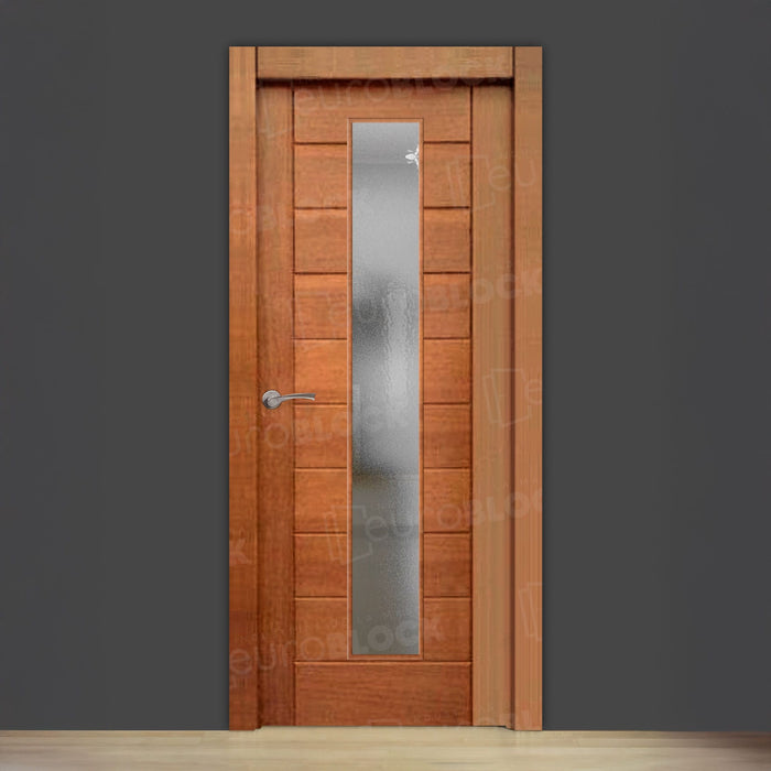 Puerta Block Rústica de Madera PM-5020 Roble V1C