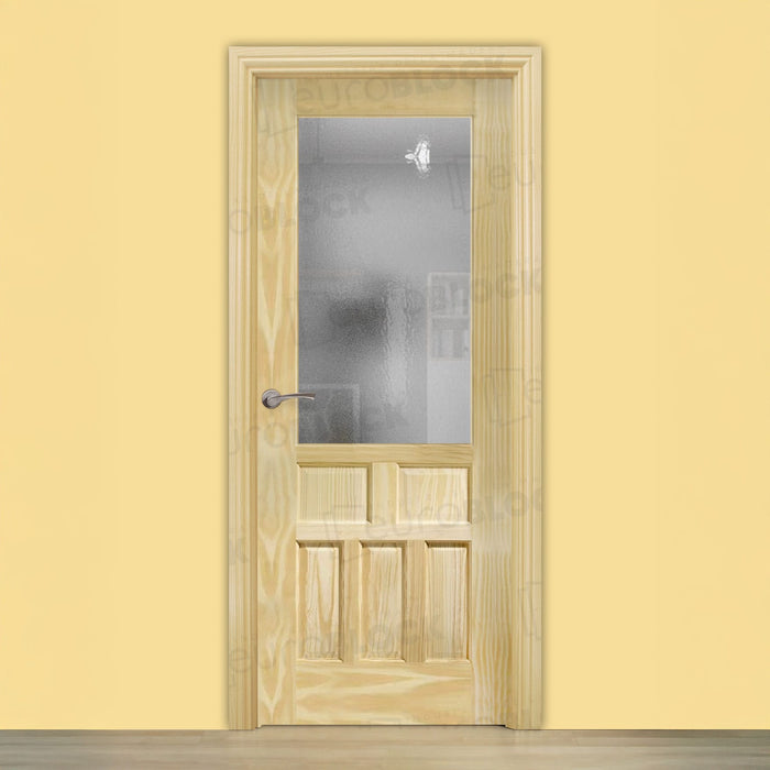 Puerta Block Rústica de Madera PM-8900 ZV1