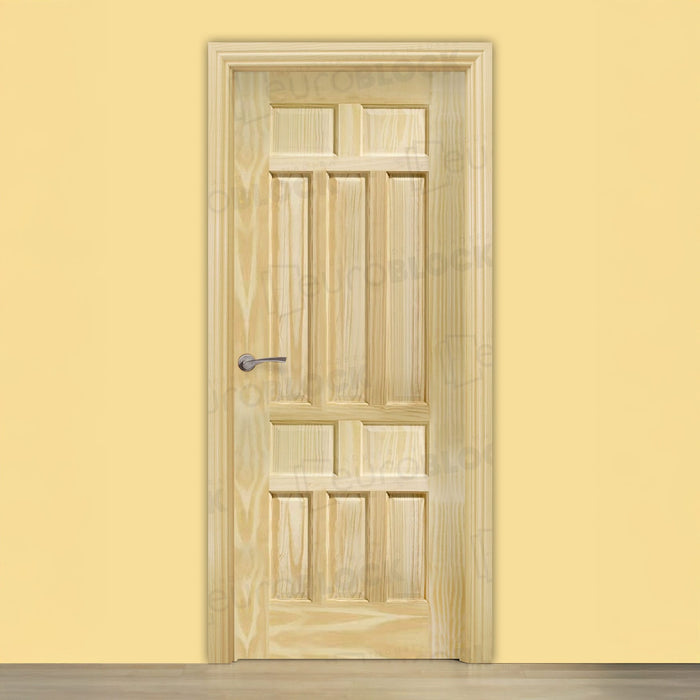Puerta Block Rústica de Madera PM-8900