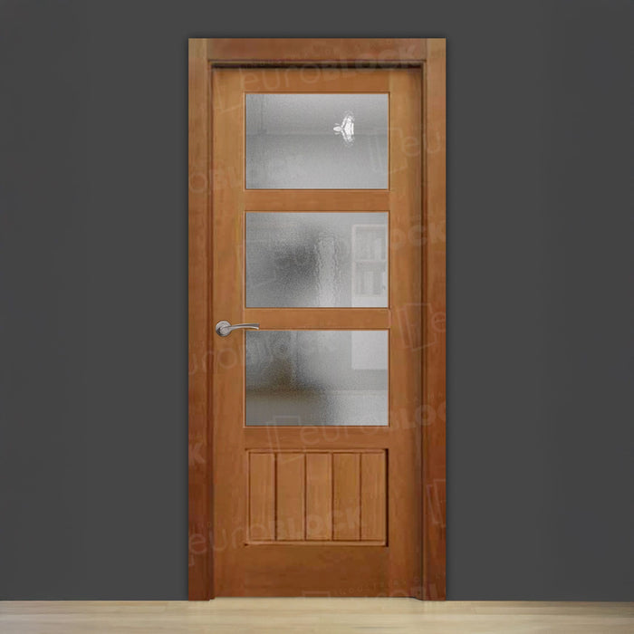 Puerta Block Rústica de Madera PM-9026 V3