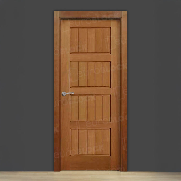 Puerta Block Rústica de Madera PM-9026