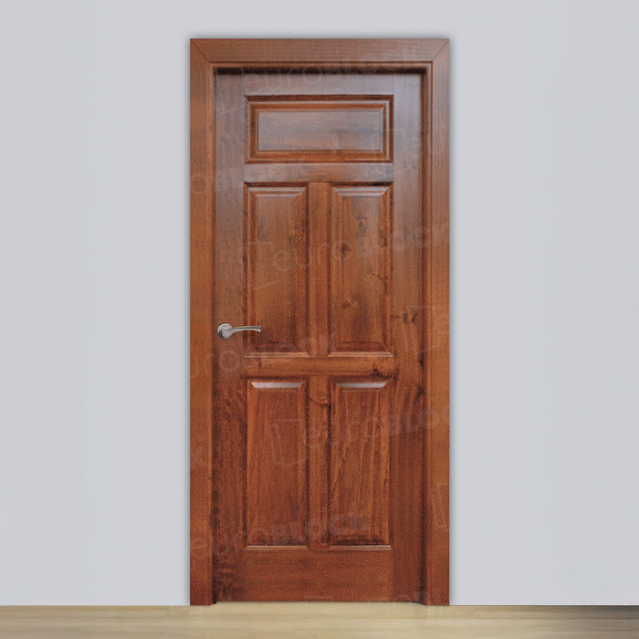 Puerta Block Rústica de Madera Retiro
