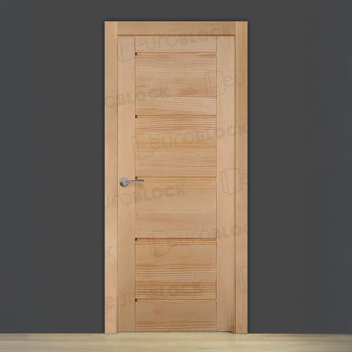 Puerta Block Rústica de Madera Toledo