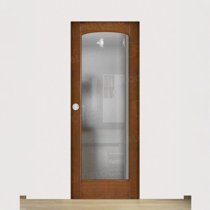 Puerta Corredera de Interior de Madera Alarcón Negra V1