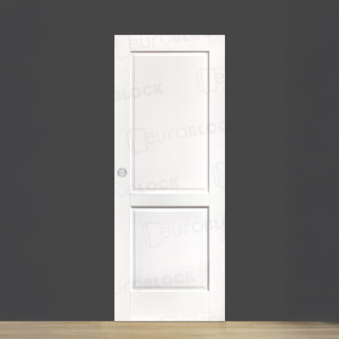 Puerta Corredera de Interior de Madera Alegría Lacada en Blanco
