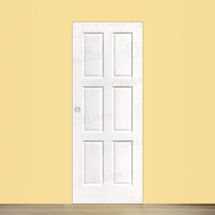 Puerta Corredera de Interior de Madera Bravo Lacada en Blanco
