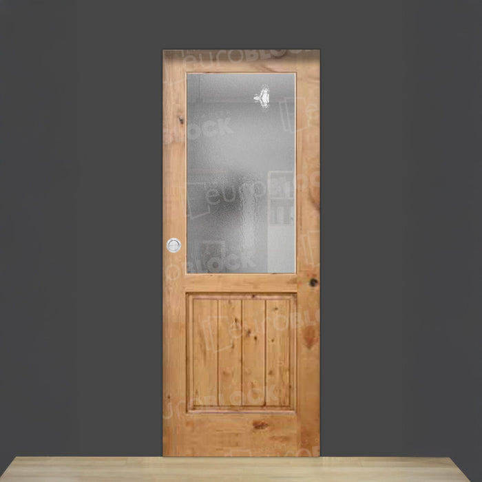 Puerta Corredera de Interior de Madera Brillante ZV1