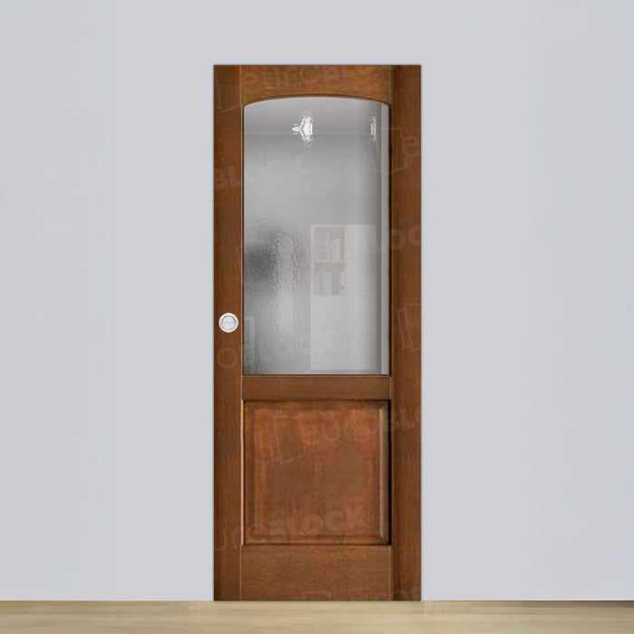 Puerta Corredera de Interior de Madera Carrión Nogal Osc ZV1
