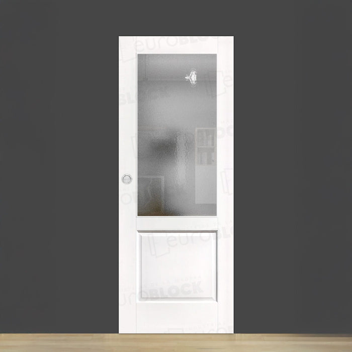 Puerta Corredera de Interior de Madera Galante ZV1 Lacada en Blanco