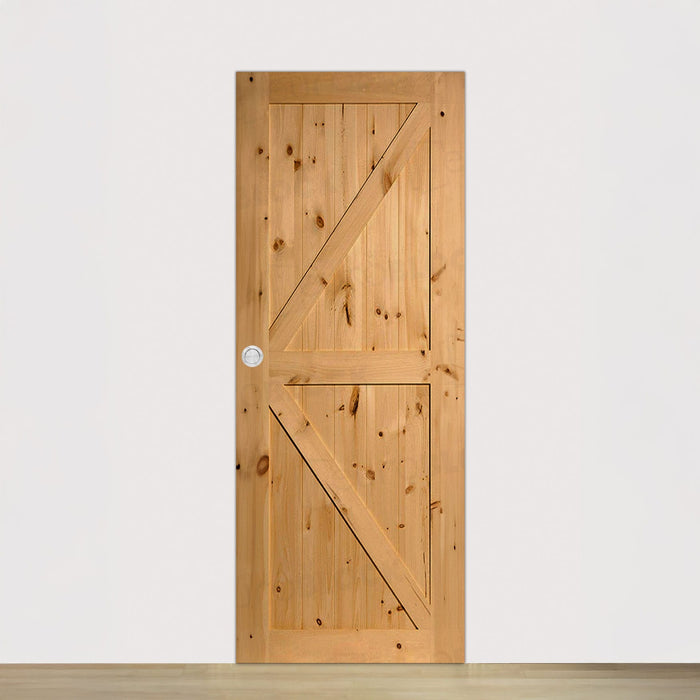 Puerta Corredera de Interior de Madera GR001 Teñida