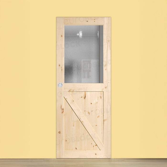 Puerta Corredera de Interior de Madera GR001 ZV1 (Madera sin barnizar)
