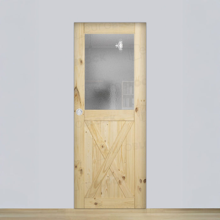Puerta Corredera de Interior de Madera GR002 ZV1 (Madera sin barniz)