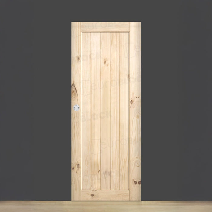 Puerta Corredera de Interior de Madera GR005 (Madera sin barnizar)
