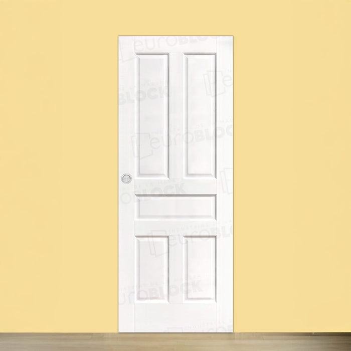 Puerta Corredera de Interior de Madera Malaga Lacada en Blanco
