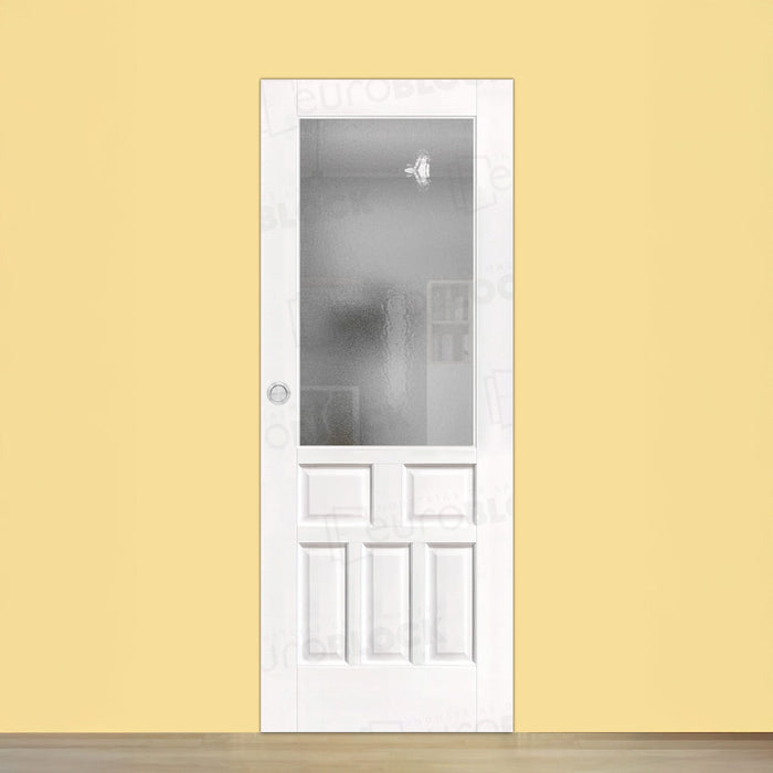 Puerta Corredera de Interior de Madera PM-8900 ZV1 Lacada en Blanco