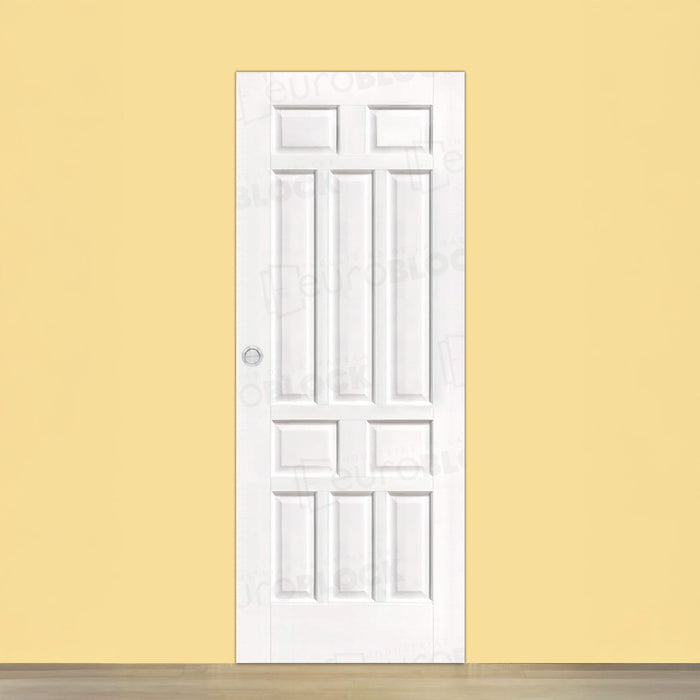 Puerta Corredera de Interior de Madera PM-8900 Lacada en Blanco