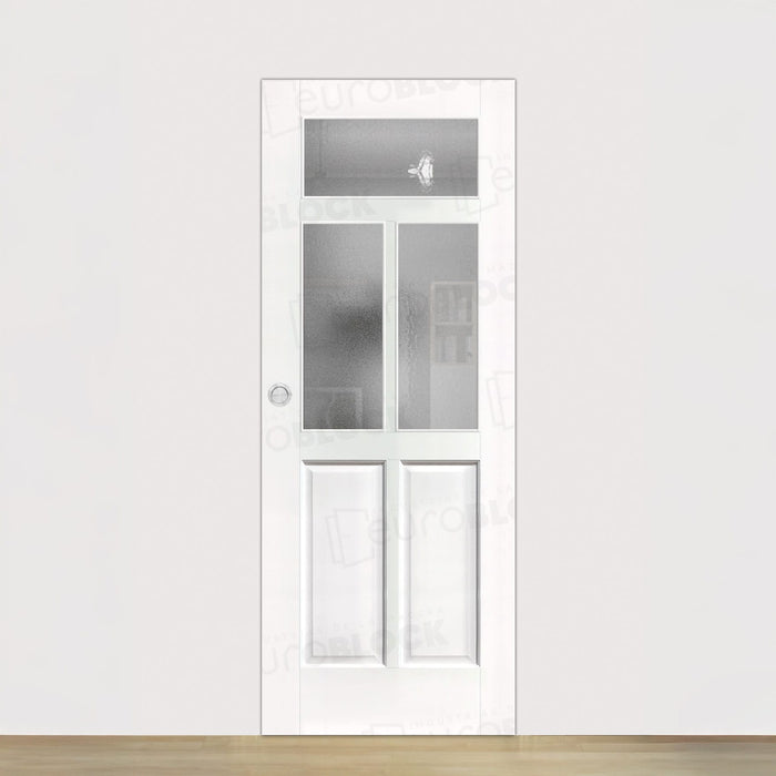 Puerta Corredera de Interior de Madera Retiro V3 Lacada en Blanco